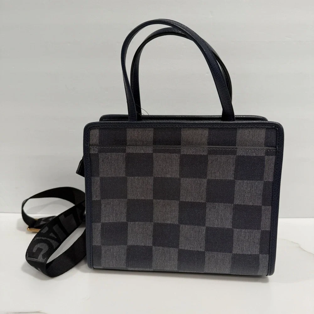 Karl Lagerfeld MAYBELLE Karl+Cat Double Top Handle Satchel Crossbody Bag NEW